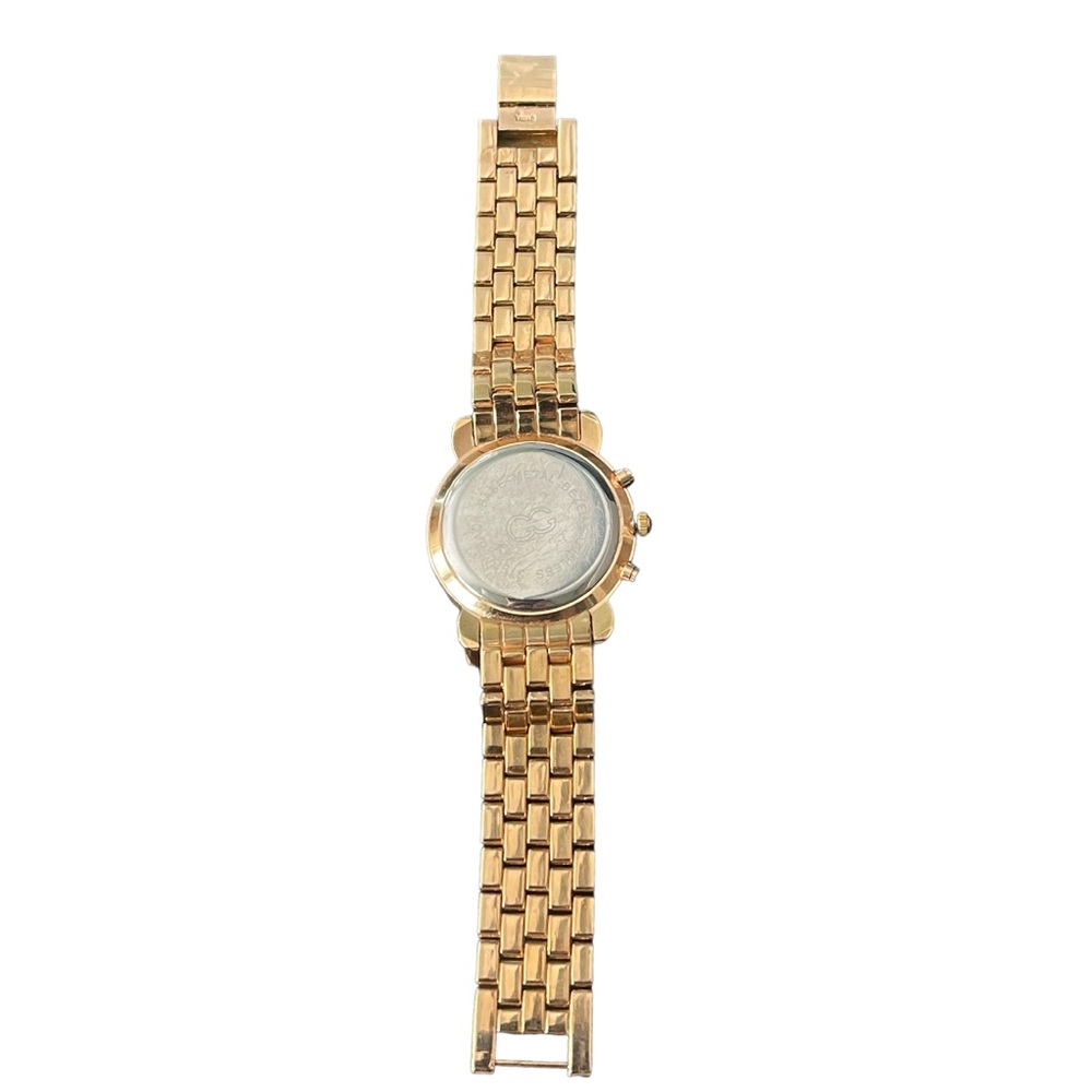 GG Golden Tone Rhinestone Watch - Picture 4 of 4